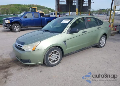 2008 Ford Focus Se/Ses из США, поврежденный, VIN 1FAHP35N58W116555